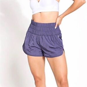 Free People Dark Purple The Way Home Shorts Size XS